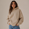 Essential Beige Oversized Hoodie
