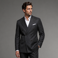 Italian Double-Breasted Business Suit